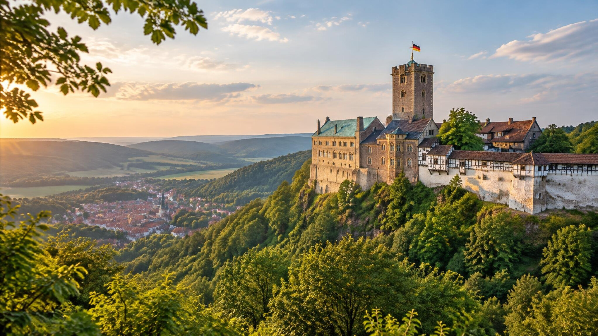 thuringia landscape germany