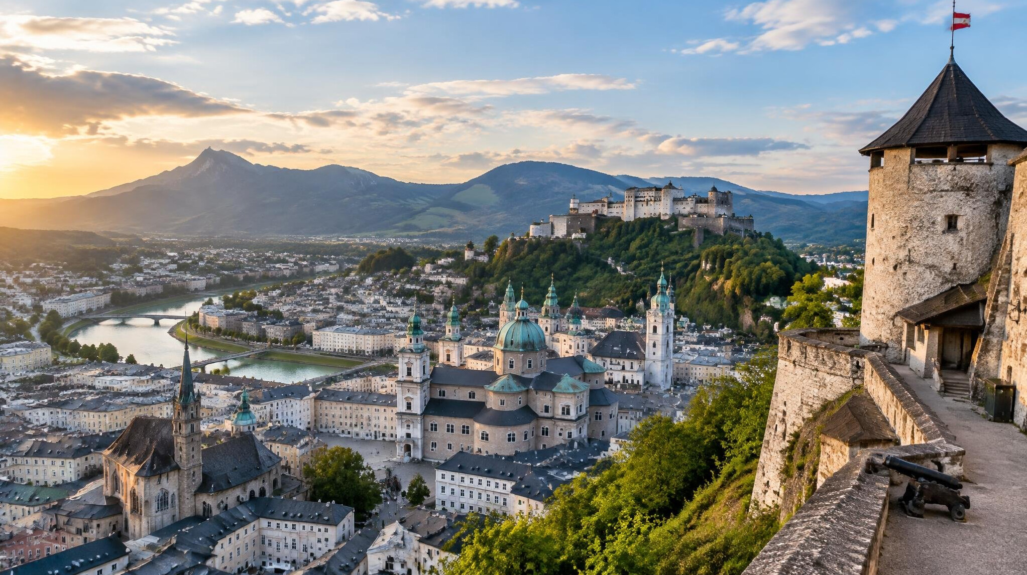 view from hohensalzburg