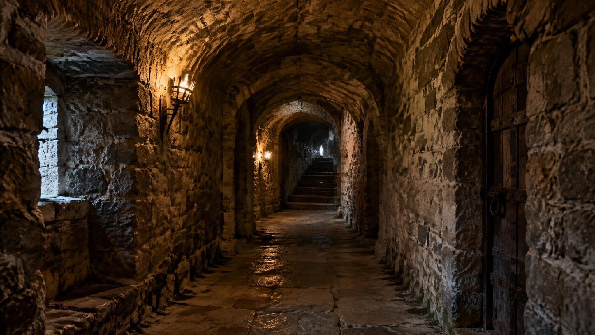castle underground tunnel